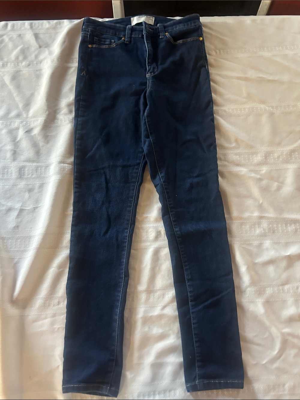 Anne Klein Navy Skinny Jeans